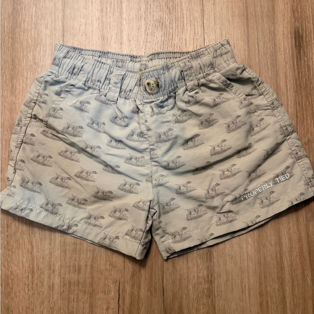 Properly Tied Kids Tan Shorts